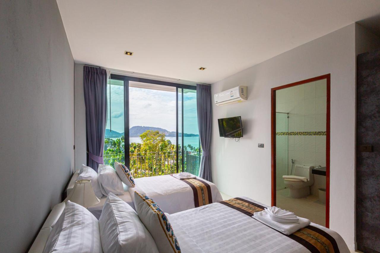Rossarin Sea View Patong Hotell Exteriör bild