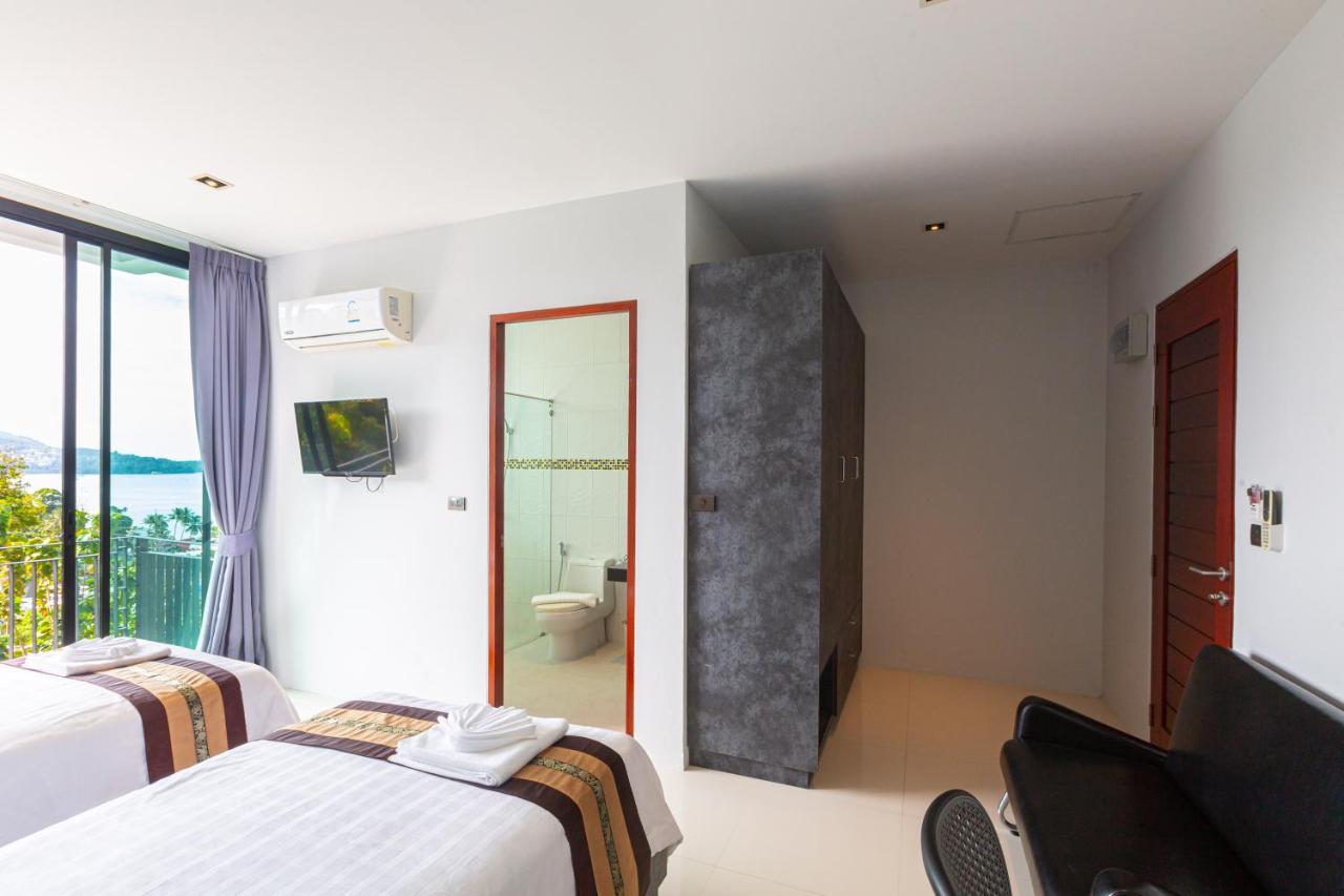 Rossarin Sea View Patong Hotell Exteriör bild