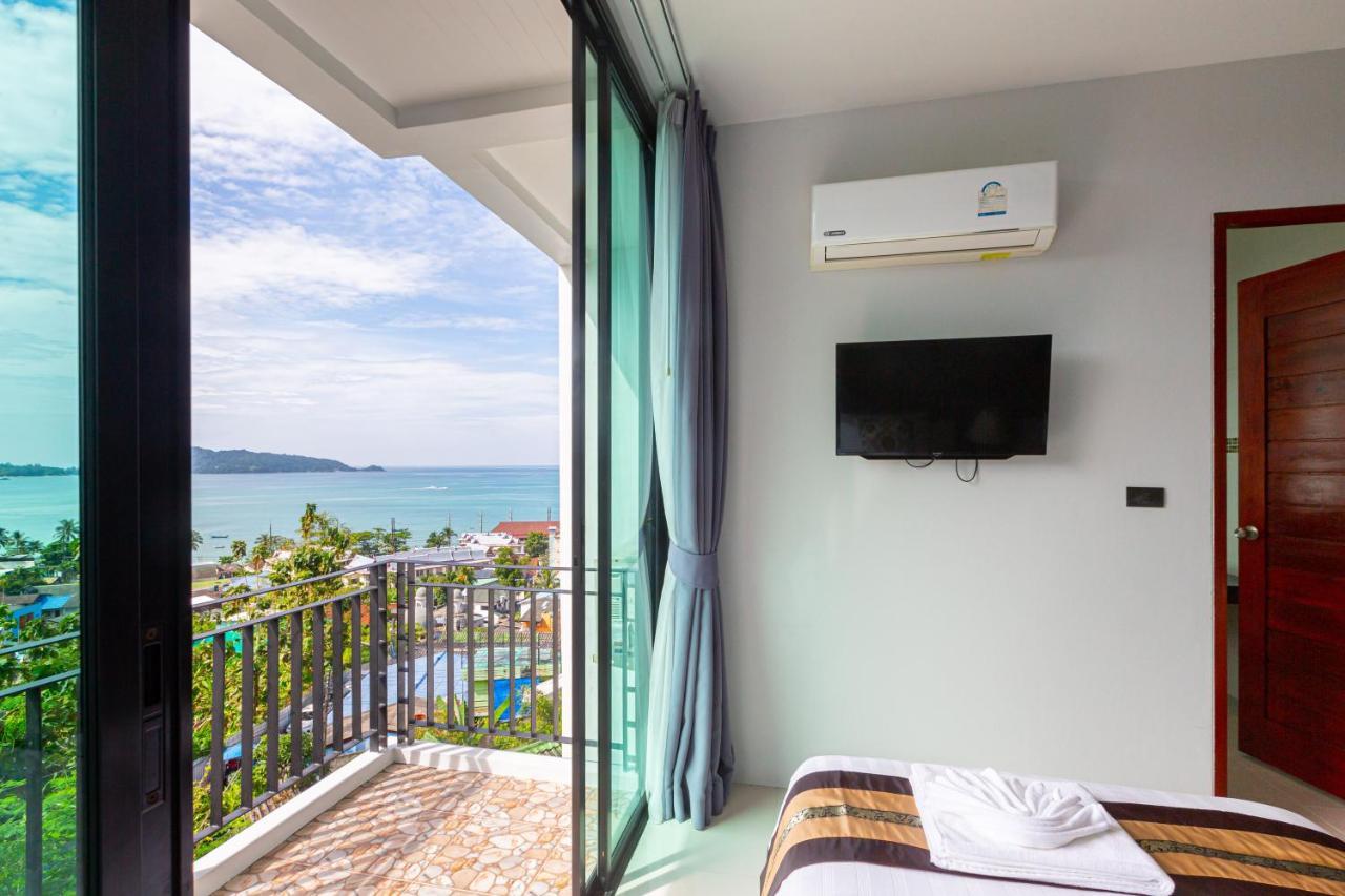 Rossarin Sea View Patong Hotell Exteriör bild