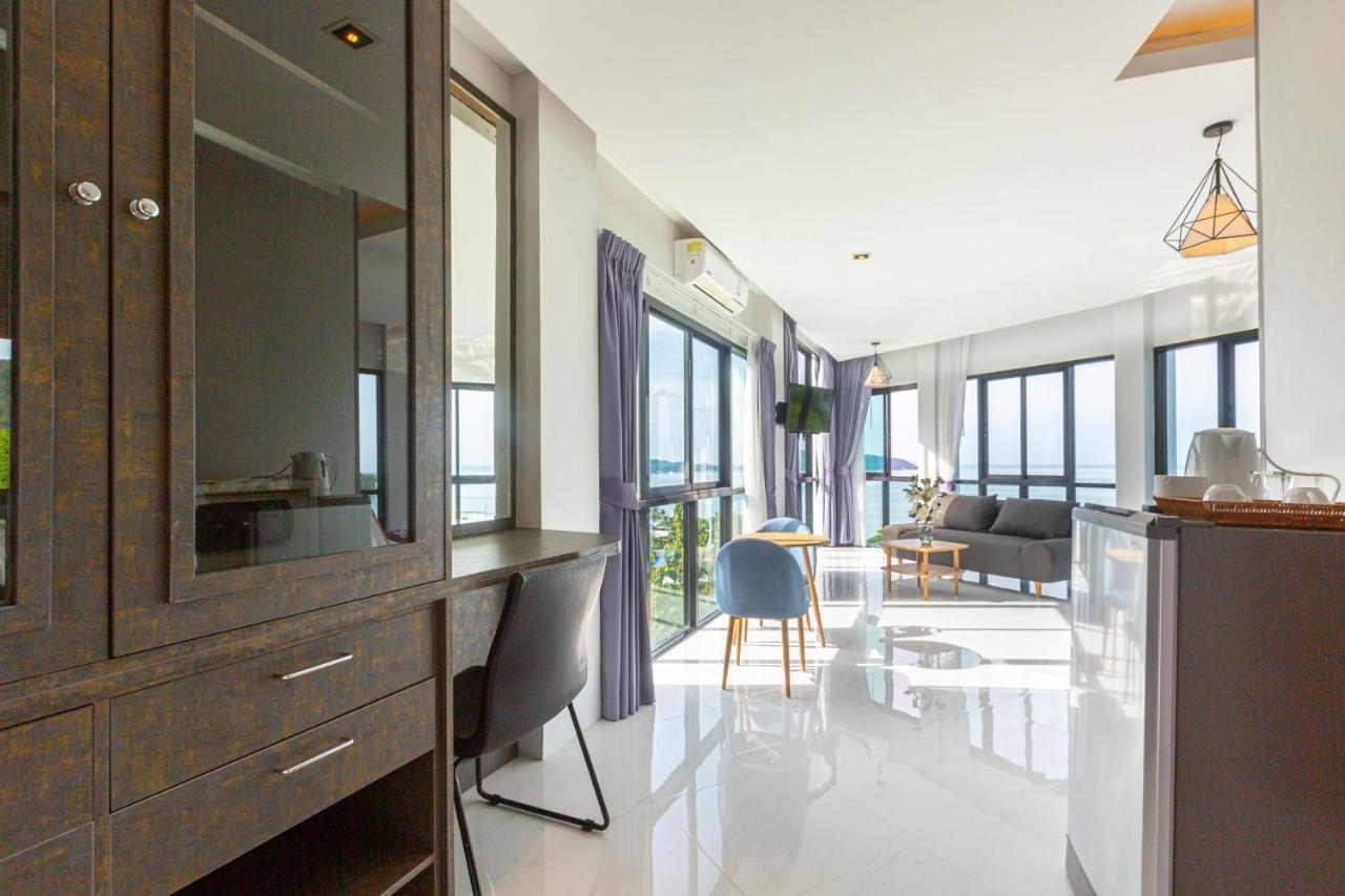Rossarin Sea View Patong Hotell Exteriör bild