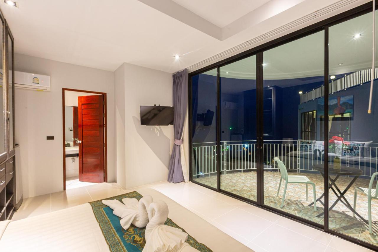 Rossarin Sea View Patong Hotell Exteriör bild