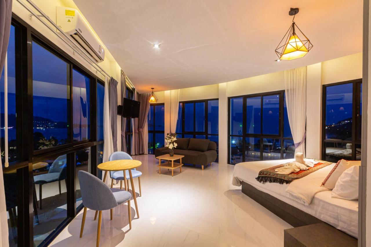 Rossarin Sea View Patong Hotell Exteriör bild