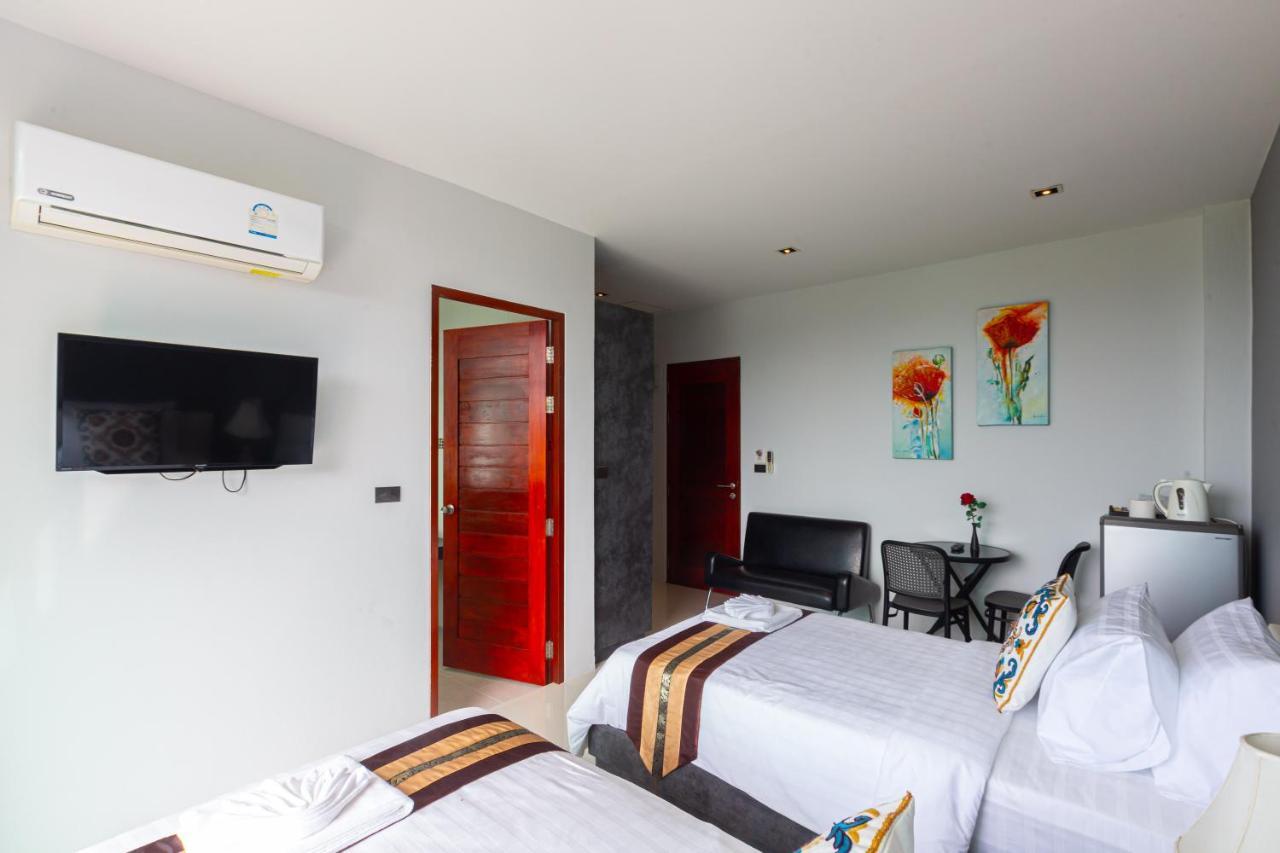 Rossarin Sea View Patong Hotell Exteriör bild