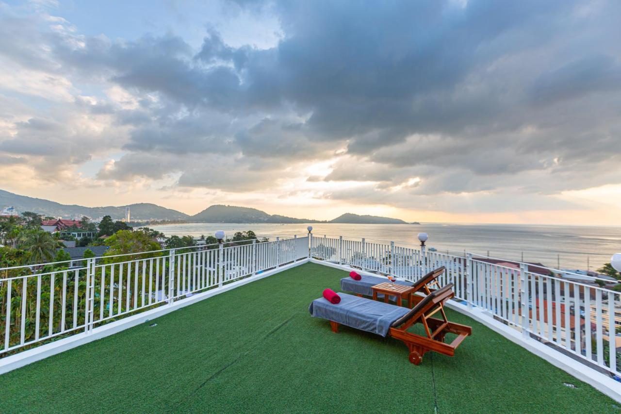 Rossarin Sea View Patong Hotell Exteriör bild
