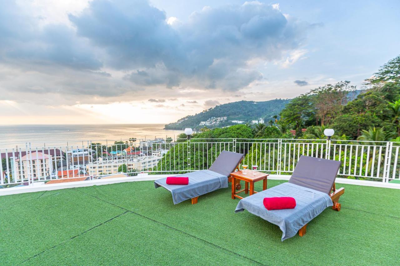 Rossarin Sea View Patong Hotell Exteriör bild