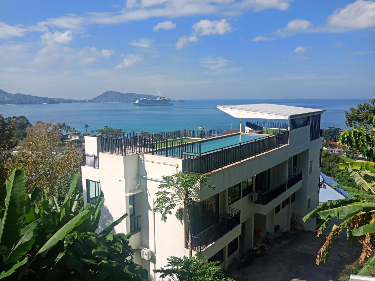Rossarin Sea View Patong Hotell Exteriör bild